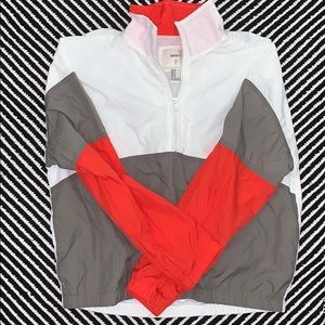 Forever 21 color-block windbreaker.